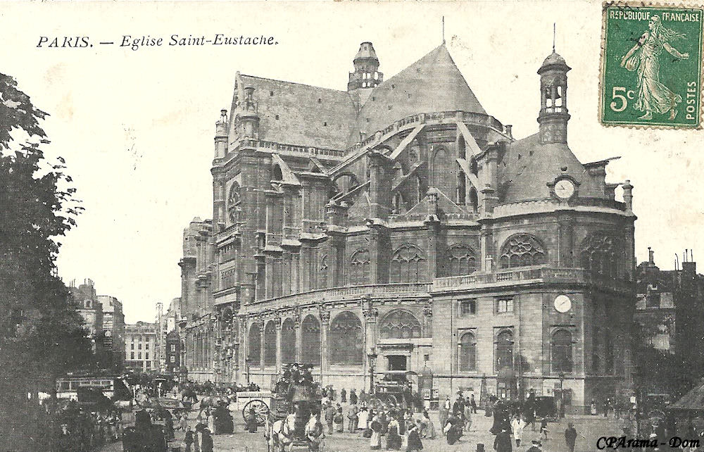 Paris Eglise Saint Eustache Paris Ier Arr Cartes Postales 