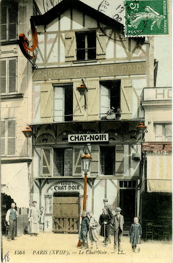Paris Cabaret Du Chat Noir CPArama Paris Cabaret Du Chat Noir CPArama