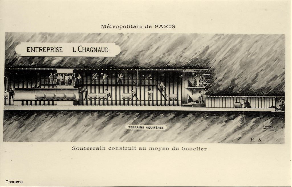 La construction du Métro de Paris 75 Paris Page 3 Cartes