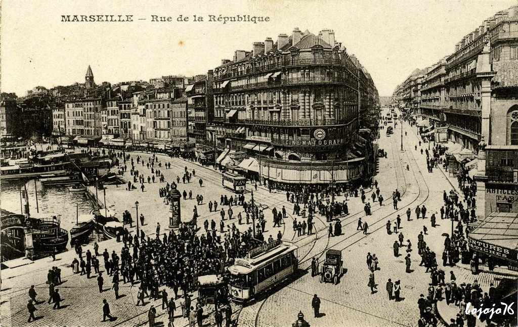 Marseille  Rue de la République  Marseille  Cartes Postales