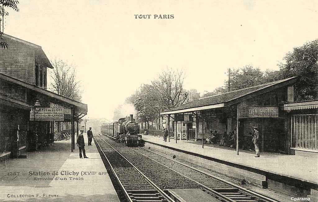 Paris  Gare "Avenue de Clichy"  Paris XVIIe arr.  Cartes Postales