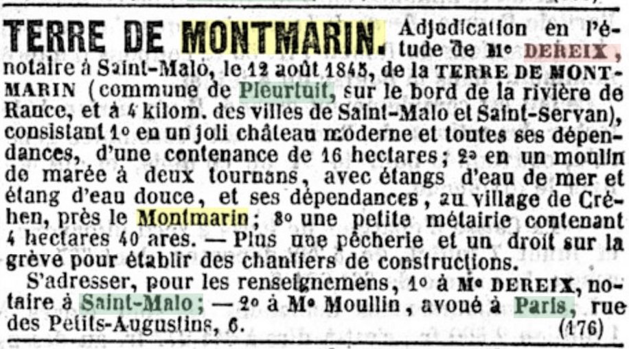 Adjudication du moulin à marée du Montmarin du 12 août 1845.jpg