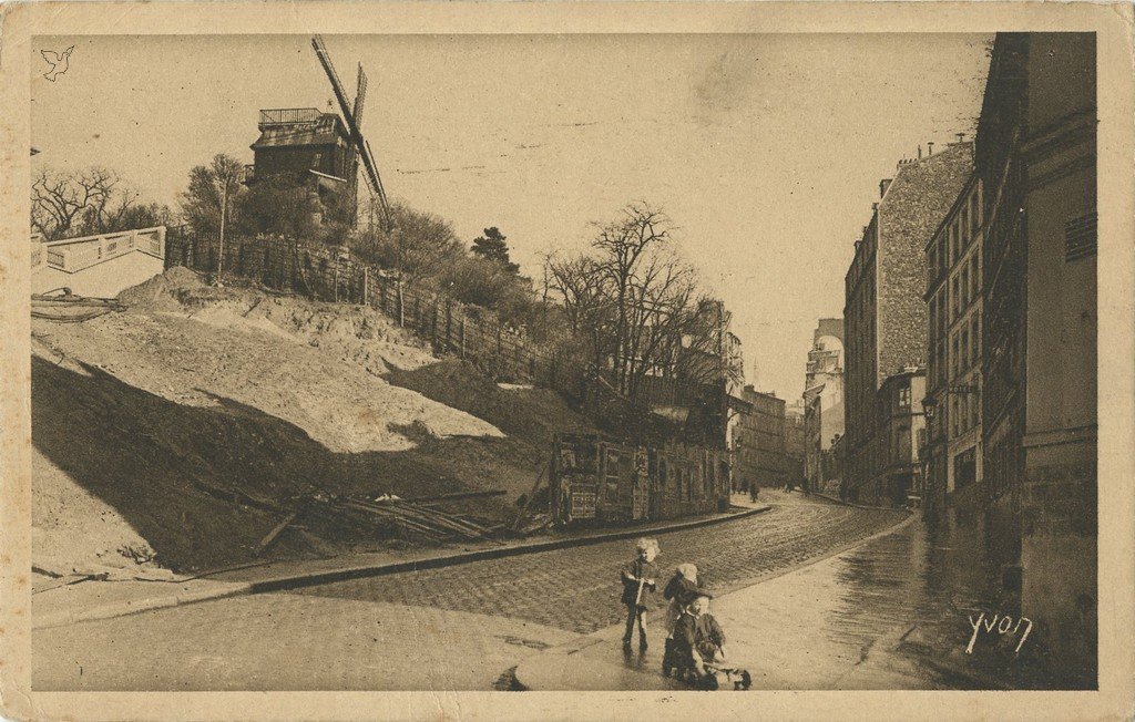 Z - YVON 282 - Paris - La Rue Lepic et le Moulin de la Galette.jpg