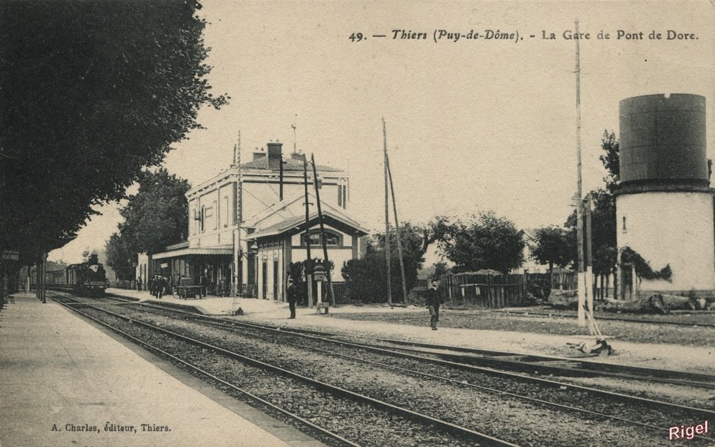 63-Thiers - Gare de Pont de Dore - 49 A Charles éditeur.jpg