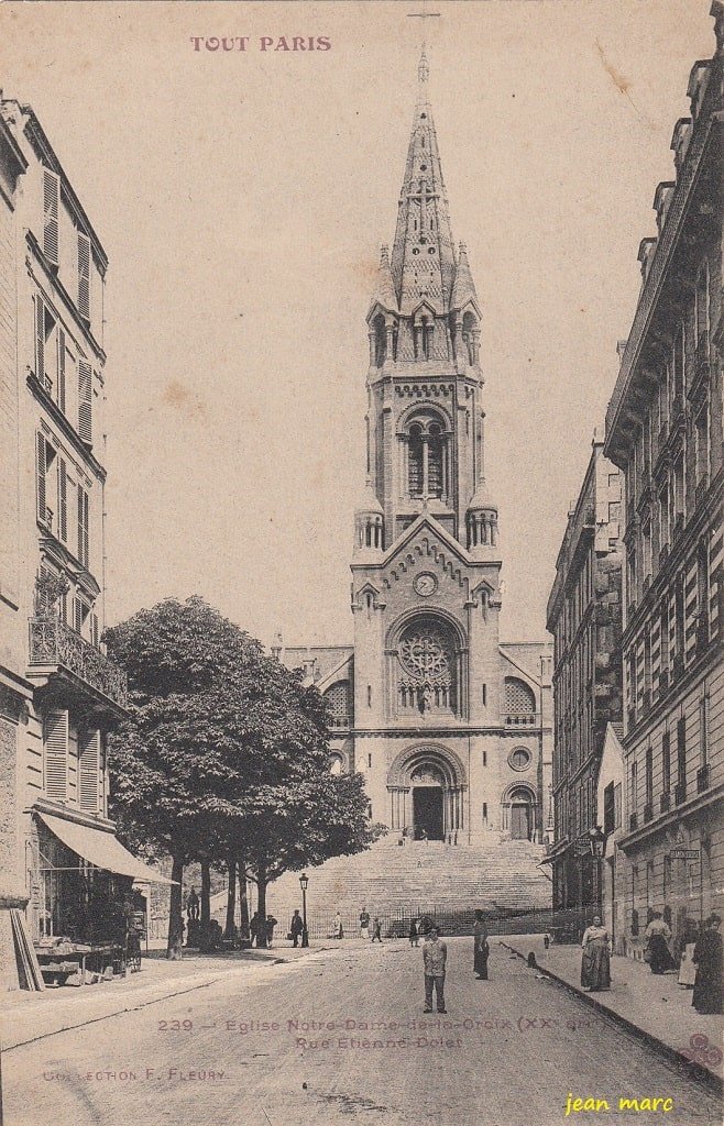 Tout-Paris - 239 - Eglise Notre-Dame de la Croix - Rue Etienne Dolet (XXe arrt.).jpg