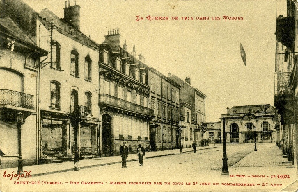 Guerre 1914-Saint Dié-Rue gambetta Bojojo76 22-8-23.jpg