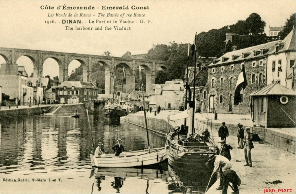 Dinan - Le Port et le Viaduc 1926.jpg