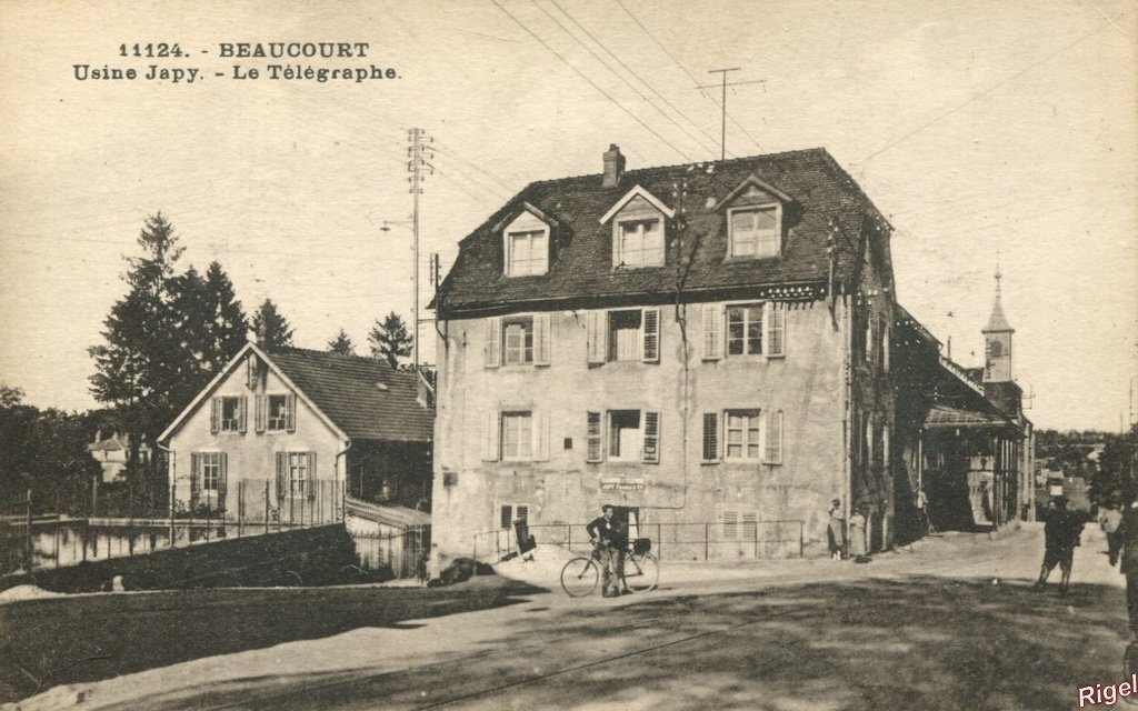 90-Beaucourt - Usine Japy - Le Télégraphe - 11124 Les éditions CLB.jpg