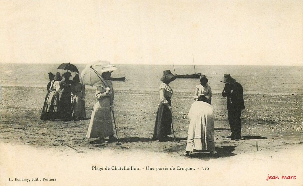 Châtelaillon - La Plage - Une Partie de Croquet.jpg