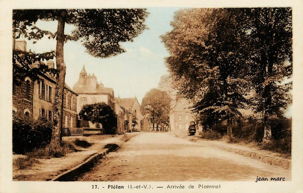 Plélan-le-Grand - Arrivée de Ploërmel (Edition Mesny, Rennes).jpg