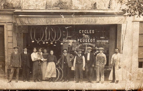 carte postale ancienne peugeot