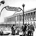 cartes postales du métro paris