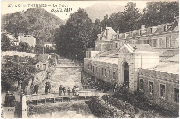 Carte postale ancienne Ax-les-Thermes