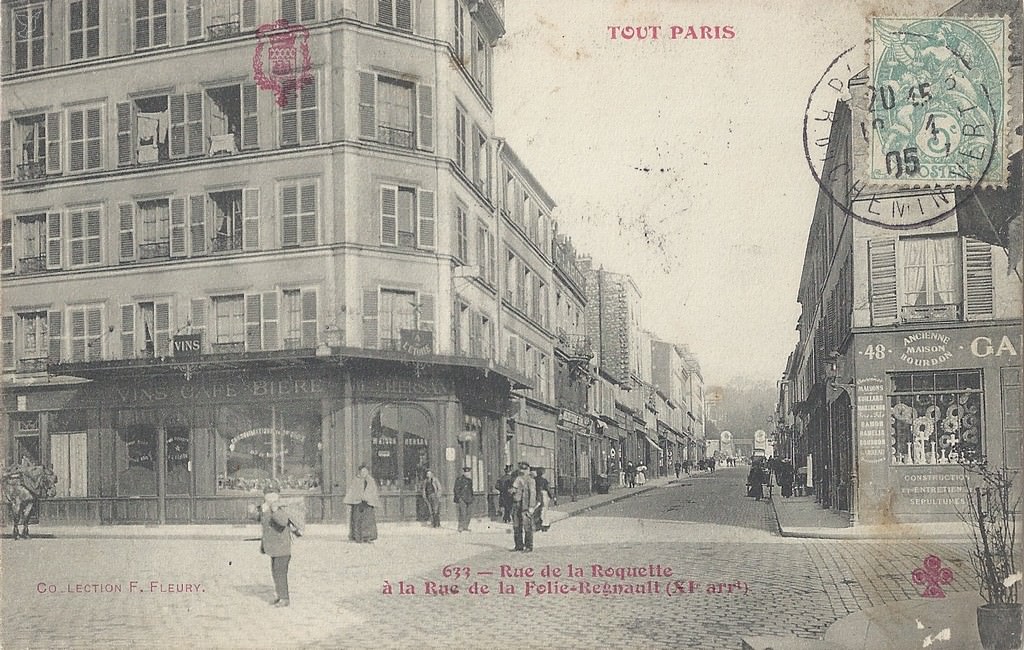 Paris - Rue de la Roquette : Paris XIe arr. | Cartes Postales Anciennes ...