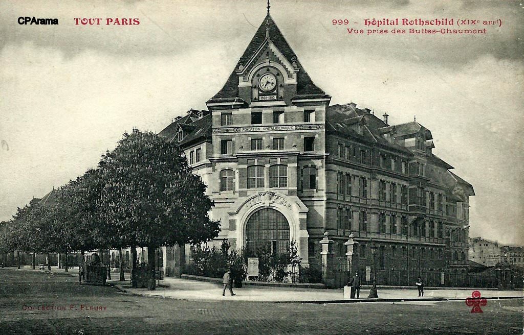 Paris - Institut Ophtalmologique Rothschild : Paris XIXe arr. | Cartes ...