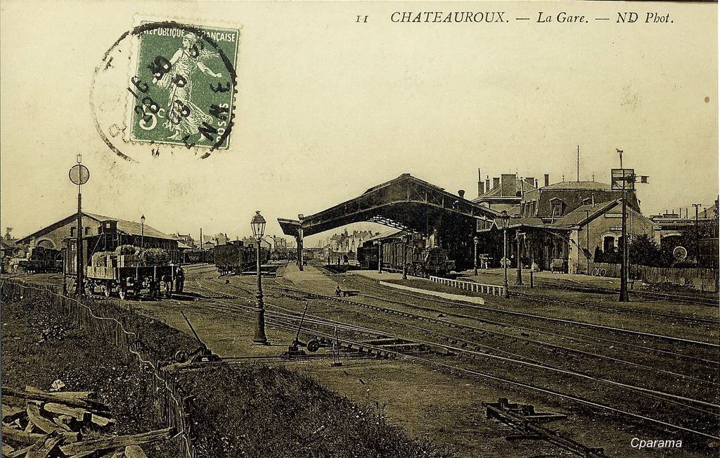 Ch teauroux Gare Et Trains CPArama Ch teauroux Gare Et Trains CPArama