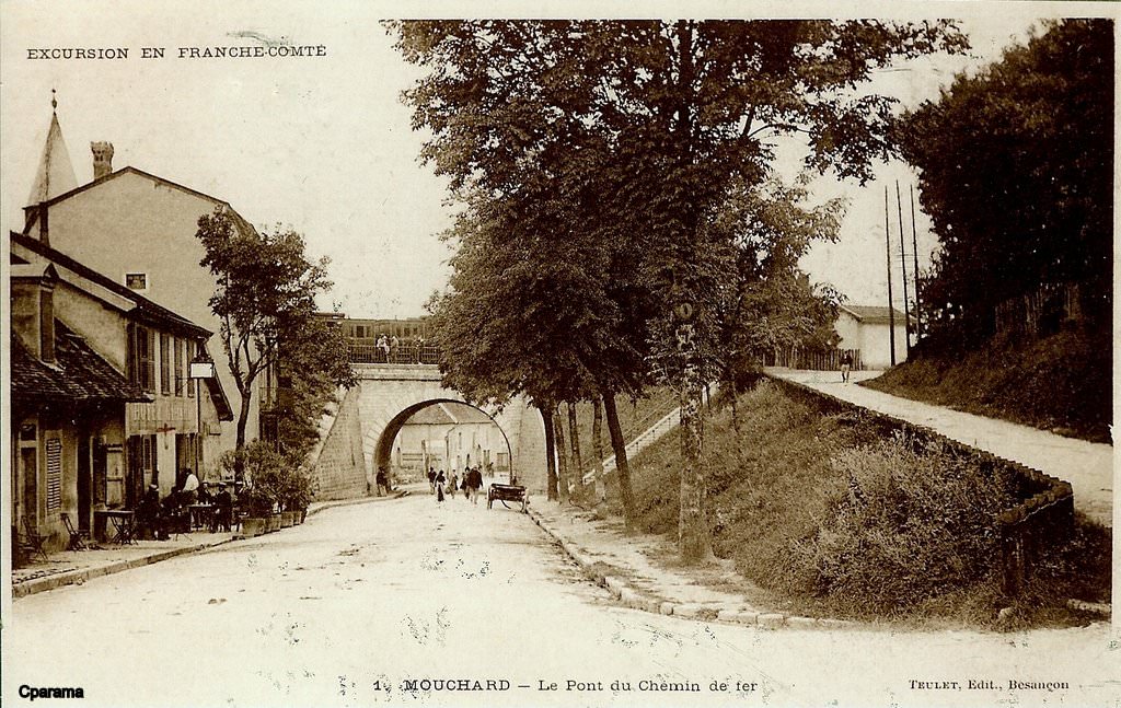 Mouchard- Route d'Arbois et le Vignoble France- à Mouchard