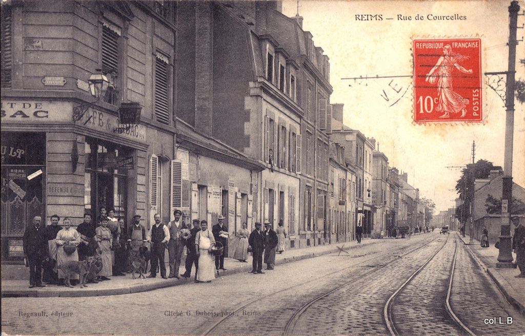 Reims - Rue de Courcelles - CPArama.com
