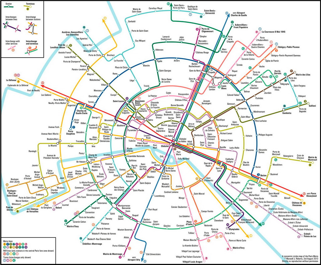 Nouvelle carte du Métro de Paris - CPArama.com