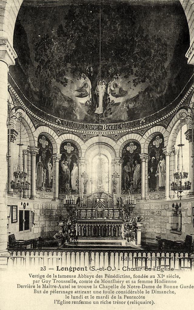 longpont maitre autel de la basilique 