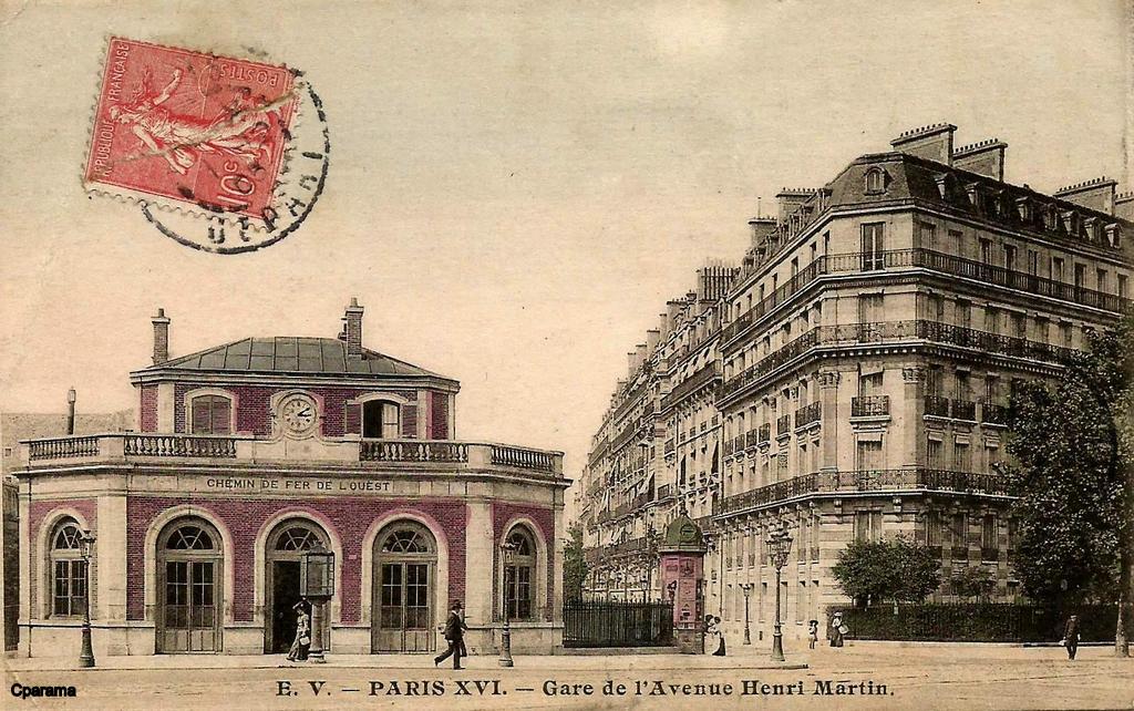 Paris - Gare Avenue Henri-Martin - CPArama.com