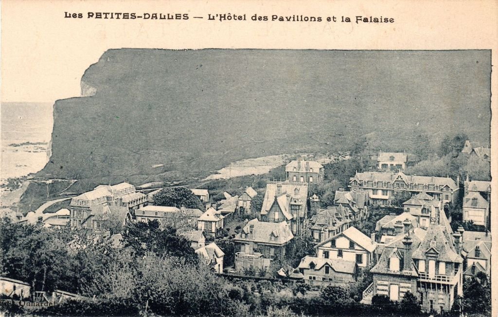 76 - LES PETITES-DALLES - L'Hôtel des Pavillons et la Falaise - Onnardel - 04-05-25.jpg