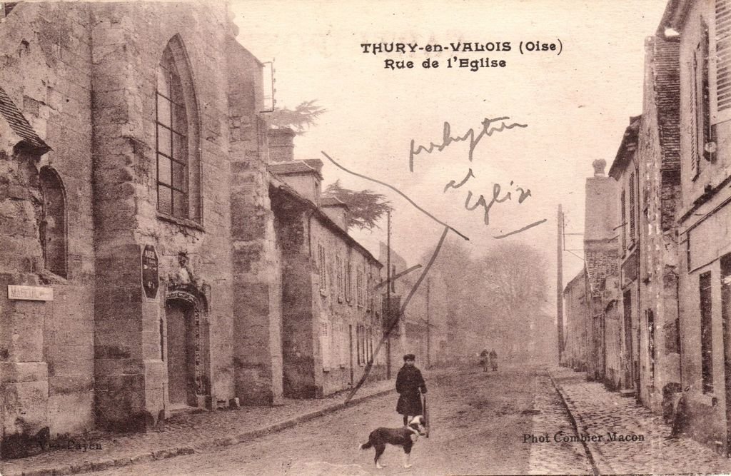 60 - THURY-EN-VALOIS - Rue de l'Eglise - Vve Payen (sépia) - 22-04-25.jpg