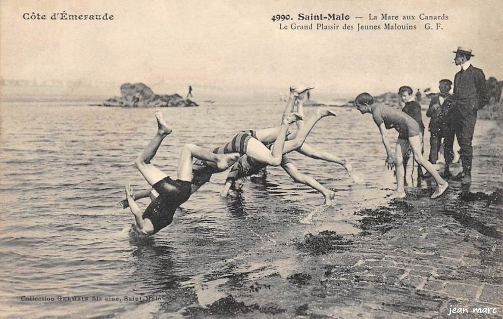 Saint-Malo - La Mare aux Canards - Le grand plaisir des jeunes Malouins (carte inversée).jpg