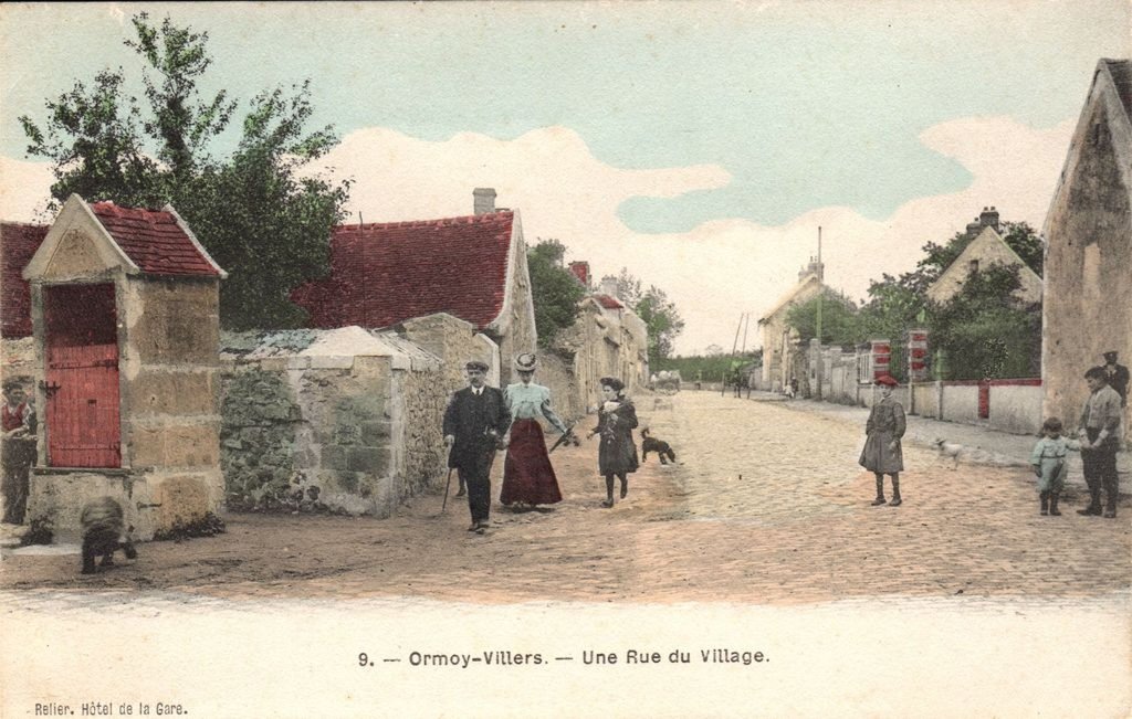 60 - ORMOY-VILLERS - 9 - Une Rue du Village - S1 -  Relier , Hôtel de la Gare - 11-05-25.jpg