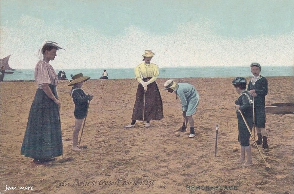 Berck-Plage - Partie de Croquet sur la Plage.jpg