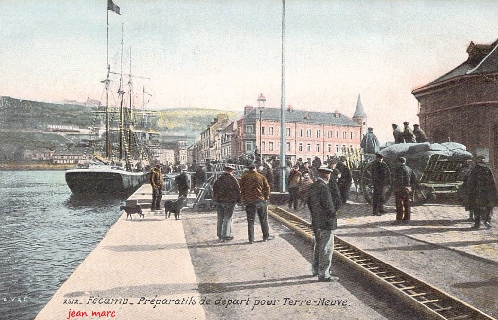 Fécamp - Préparatifs de départ pour Terre-Neuve.jpg