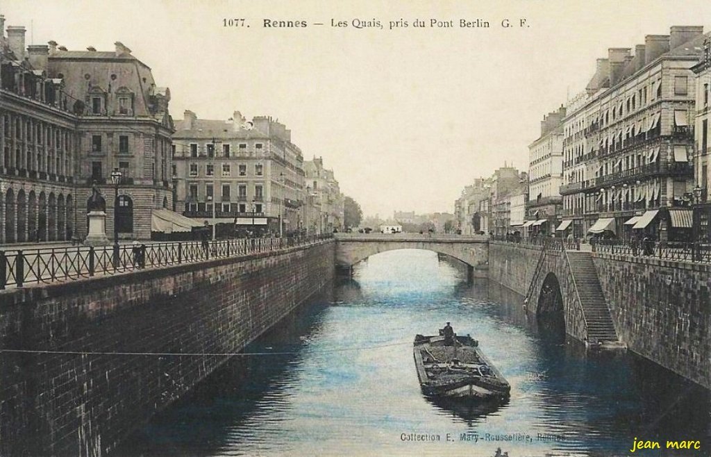 Rennes - Les Quais pris du Pont Berlin (colorisé).jpg