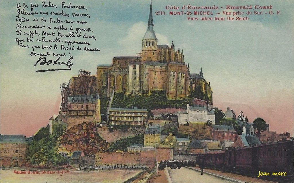 Mont-Saint-Michel – Vue prise du Sud (2313 Guérin GF).jpg