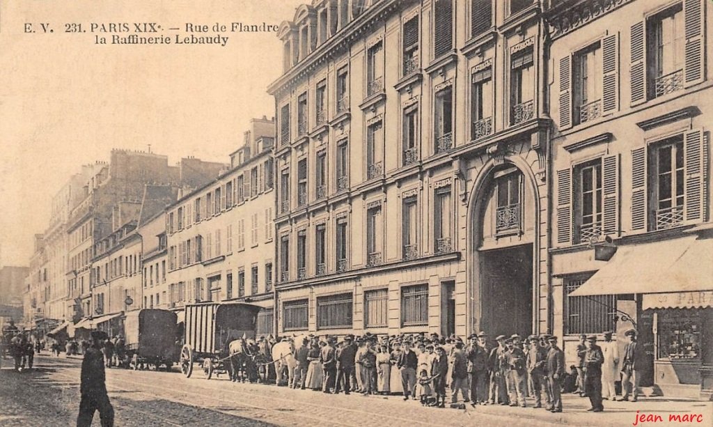Paris XIXe - Rue de Flandre - La Raffinerie Lebaudy.jpg