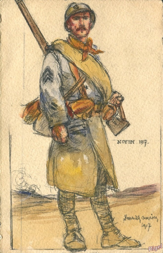 0-CPA dessinée - 1917 Comité Etudiants Américains de l'Ecole des Beaux Arts Paris.jpg