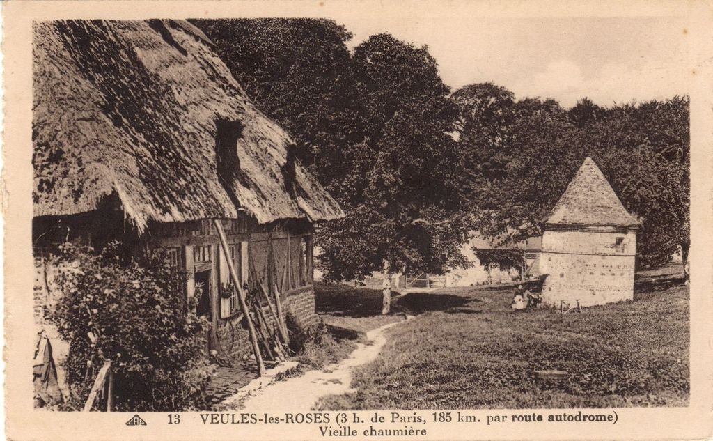 76 - VEULES-LES-ROSES - 13 - Vieille chaumière - Edition Degouy Blondel - 07-07-25.jpg