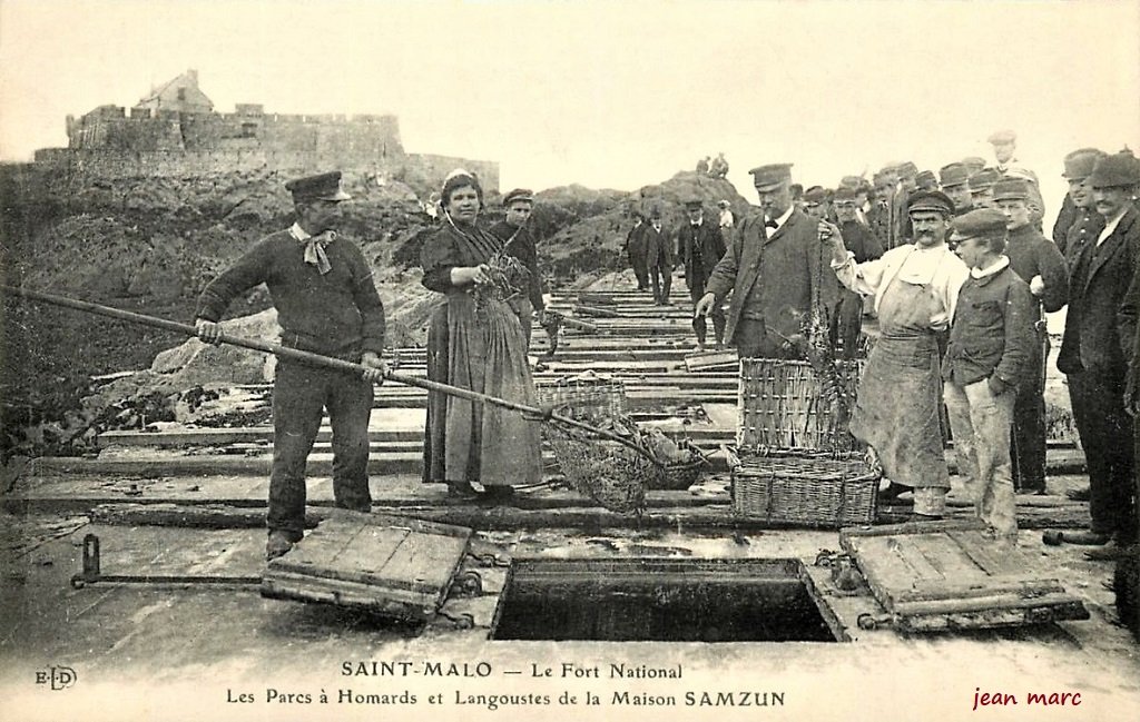 Saint-Malo - Le Fort National - Les Parcs à homards et langoustes de la Maison Samzun.jpg