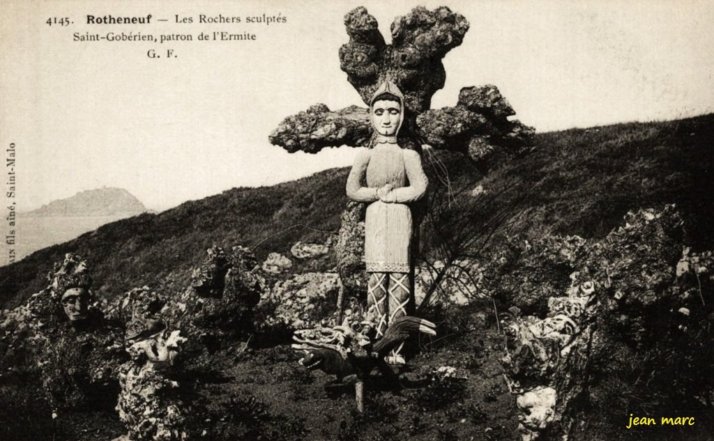 Rothéneuf - Les Rochers Sculptés - Saint-Gobérien, patron de l'Ermite.jpg