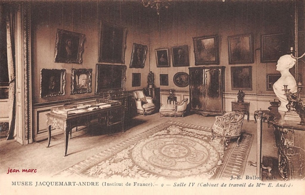 Paris VIIIe - Musée Jacquemart-André - 9 - Salle IV (Cabinet de travail de Mme E. André).jpg