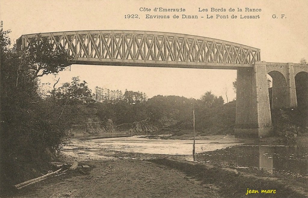 Saint-Samson-sur-Rance - Le Pont de Lessart 1922 GF.jpg
