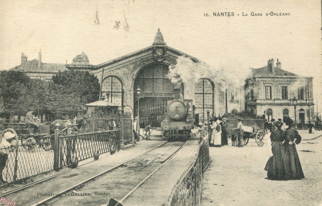 44-Nantes - La Gare d'Orléans - 16 Phototypie Vassellier.jpg