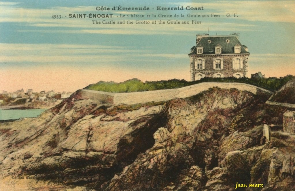 Saint-Énogat - Le Château et la Grotte de la Goule-aux-Fées.jpg