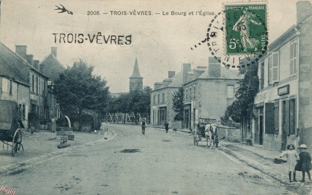58-Trois-Vèvres - L'Eglise, le Bourg - 2006 L'Hirondelle.jpg