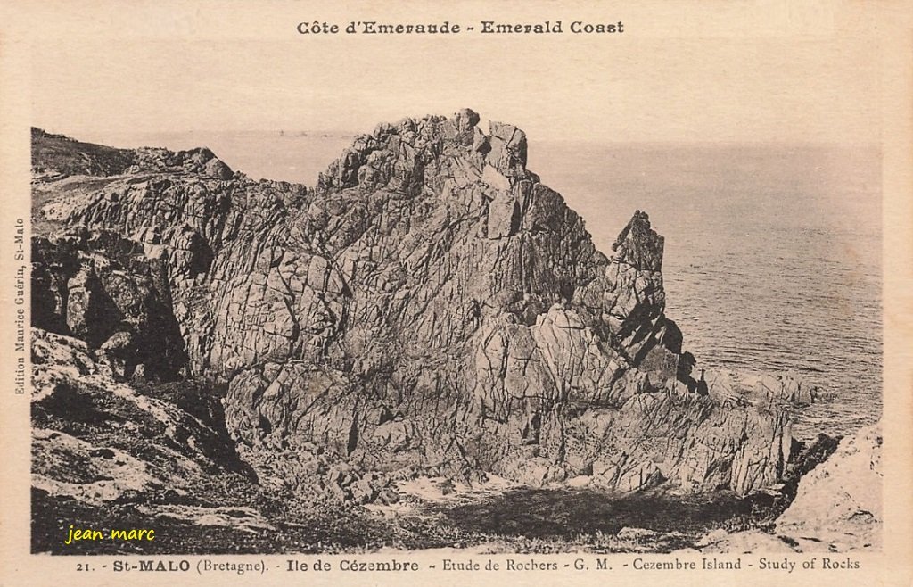 Saint-Malo - Ile de Cézembre - Étude de Rochers.jpg