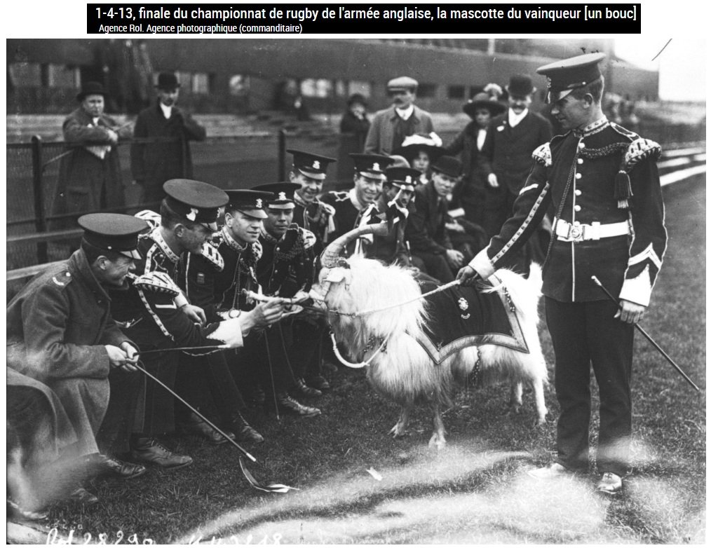1er avril 1913 Bouc mascotte de l'armée anglaise.jpg