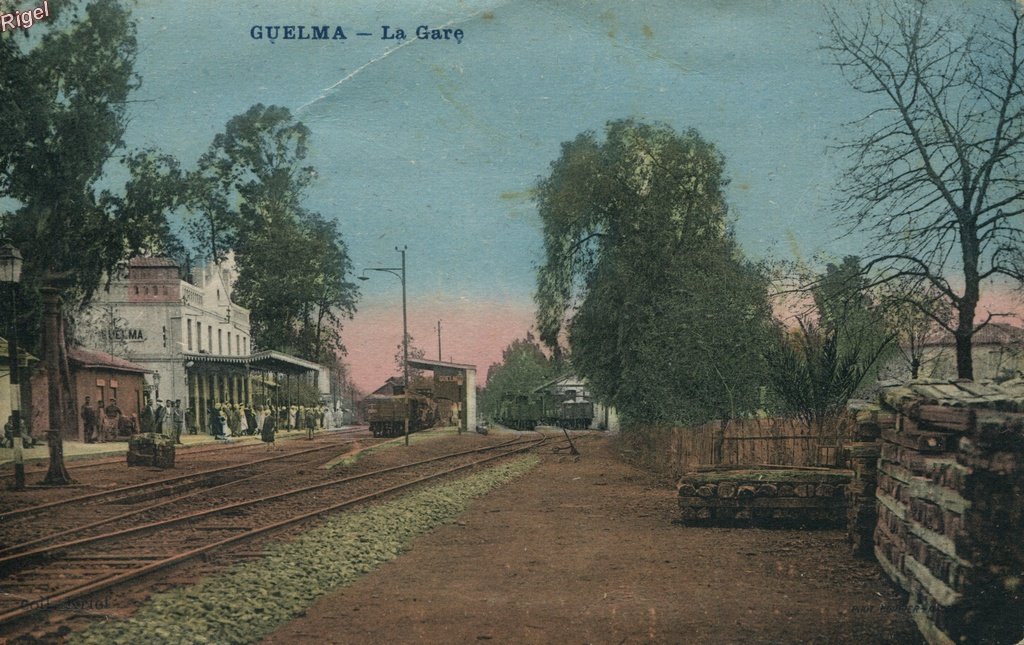 99-Algérie - Guelma - La Gare - Coll Krie - Phot Combier Macon.jpg
