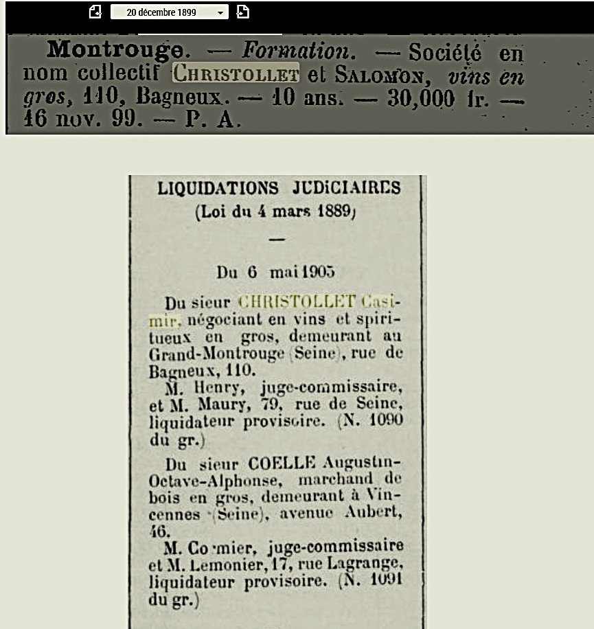01 Casimir Christollet 110 rue de Bagneux (devenue avenue Henri Ginoux) à Montrouge.jpg