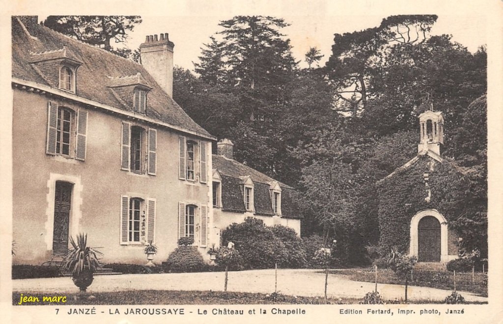 Janzé - La Jaroussaye - Le Château et la Chapelle.jpg