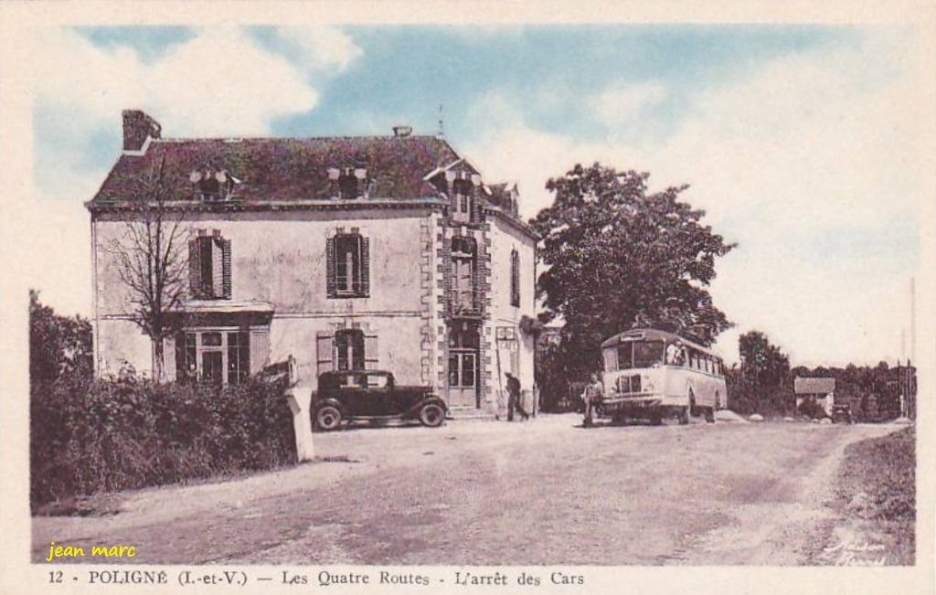 Poligné - Les quatre routes - L'arrêt des cars.jpg