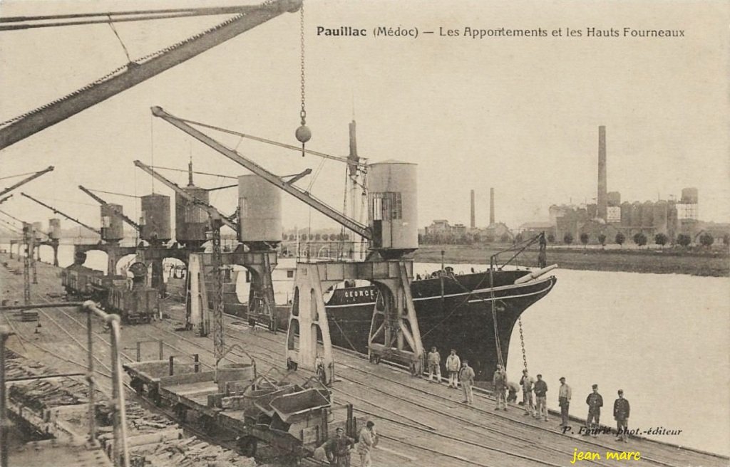 Pauillac - Les Appontements et les Hauts Fourneaux.jpg
